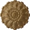 Ekena Millwork Durham Ceiling Medallion (Fits Canopies up to 4 1/4"), Hand-Painted Pale Gold, 31"OD x 1 1/2"P CM31DUPAS - alternate 1